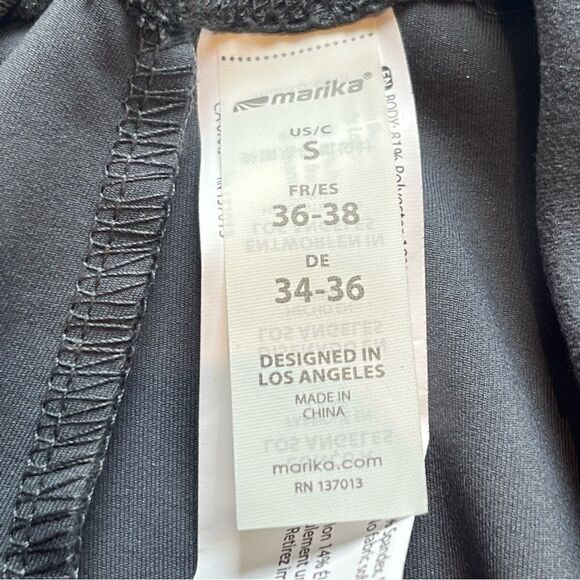 Marika Women's Leggings Gray Small 27" Tummy Control - Picture 3 of 8